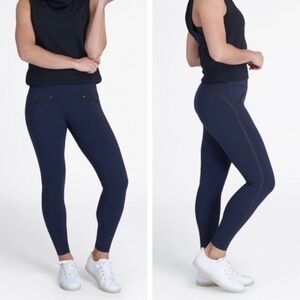 SPANX Easy Wear Tech Tape Leggings Navy Size S